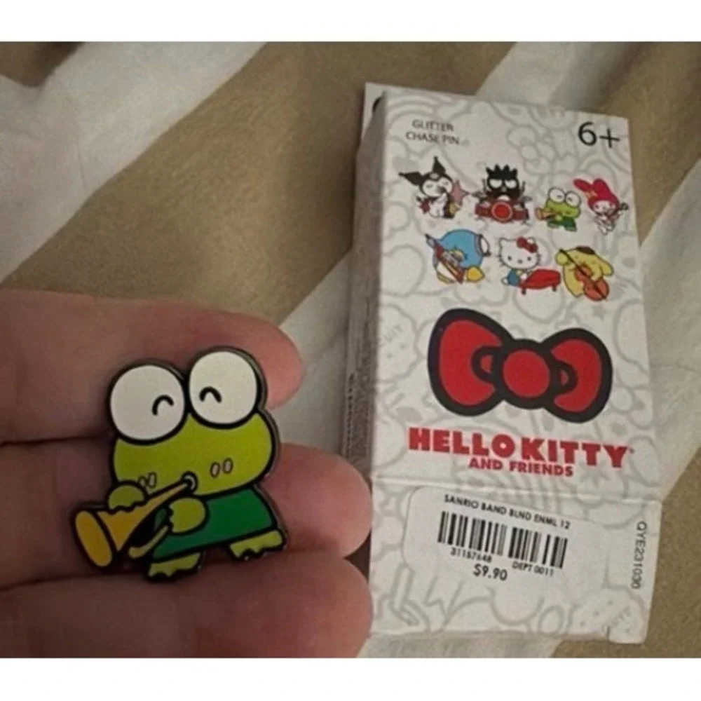 Loungefly Sanrio Hello‎ Kitty & Friends Keroppi Band Blind Box Enamel Pin - Open